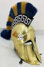 Ancient Roman Helmet Medieval Knight Greek Corinthian Helmet with Plume