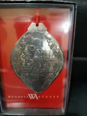 Wendell August Aluminum Forge Christmas Ornament Santa New In Box