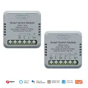 MoesHouse Tuya Zigbe Intelligent Switch Module Portable Home Automation DIY Switch Compatible with Alexa Google Assistan