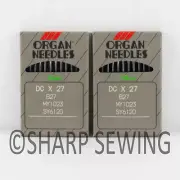 20 ORGAN B-27 SIZE#14/90 OVERLOCK SERGER BALLPOINT NEEDLES DCX27, B27