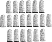 minkissy 10 Pairs Anti-cut Finger Cot Cut Resistant Finger Sleeve Finger Protective Cover Finger Cots Finger Guards Finger Protection Cots Finger Sleeves Engraving Finger Cots