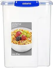 [Sistema] KLIP IT PLUS Cereal Storage Container | Airtight 4.2 Litre Food Pantry Storage Container | BPA-Free