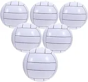 Garneck 6 Pack Inflatable Pool Toys Beach Balls for Teens Pool Toys Inflatable Beach Set Random Color
