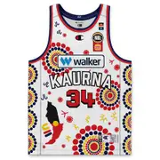 Adelaide 36ers Kids Dejan Vasiljevic 2024/25 Indigenous Basketball Jersey