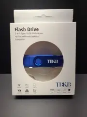 TBKD 128 GB USB 2-in-1 Type-C Flash Drive For Smartphones, Laptops, Computers