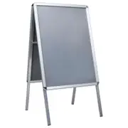 vidaXL A1 Customer Stopper Poster Stand Aluminium