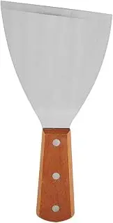 Non Stick, Heat BBQ Grill Spatula Turner Comfortable Grip, Ideal for Flipping Eggs, Burgers, Pancakes, Fish, and More, High Temperature Resistant, Food-Grade Stainless Steel for