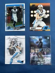 CAROLINA PANTHERS ROOKIE LOT- BRYCE YOUNG BY STORM RC- LUKE KUECHLY + MORE