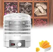Food Dehydrator Machine, 350W Vegetables Dryer, Electric Food Dehydrator with 5 Removable Trays for Drying Fruit, Meat, Vegetable, Jerky and Pet Treat