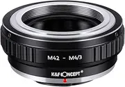 K&F Concept Lens Mount Adapter for M42 Screw Mount Lens to Micro 4/3 Four Thirds(MFT, M4/3) Mount Camera,Fits for Olympus Pen, Panasonic Lumix,OM-D and BMPCC