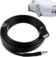 Car Wash Pressure Washer Hose - High-Pressure Cleaning Hose, Quick Connect Washer | Durable Build Ensures Strong Water, Flexible Hose Enhances Reach for Trucks, Floors, Garages, Outdoor Cleaning