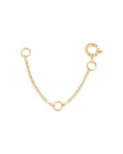 Zoe Chicco 14K Yellow Gold Simple Gold Necklace Extender, 2