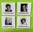 I Love Lucy Vintage 4 Match Books LUCILLE BALL Desi Arnaz VIVIAN VANCE Matches