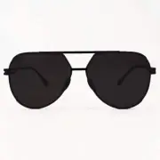 Untangled x Emily - Tangle Free - Black Aviator Sunglasses