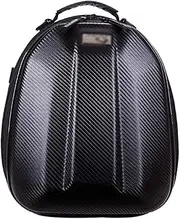 Motorcycle Backpack Luggage Bags Retro Hard Shell Motorbike Helmet Bag with Expandable Storage Large Capacity Waterproof Backpack 12.6 * 9.1 * 15in Riding backpack