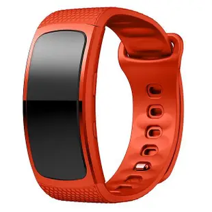 適用Samsung/三星Galaxy Gear Fit2運動智能手環帶fit2 Pro防水矽膠錶帶替換腕帶