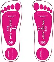 Economy 25 Pairs Pink Spray Tanning Feet Pads Protectors for Sunless Tan