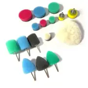 16XPolishing Buffing Pads Sponge Pads Detail Polisher Pads For Rotary Tool