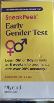 Myriad Genetics, SneakPeek Early Gender Test EXP. 10-24-2025