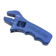 PFE430-AGSRT-BL Proflow Billet Compact Adjustable AN Grip Wrench Spanner, Blue