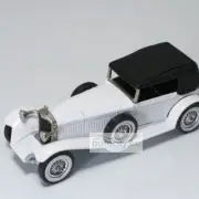 Matchbox MODELS OF YESTERYEAR Y-16 : 1928 MERCEDES SS (WHITE) Y-16-WHITE
