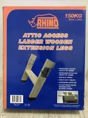 Rhino attic access ladder wooden extension legs GAL-XW