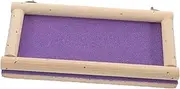 COLLBATH Small Pet Wooden Perch Stand Parrot Perch Platform for Hamsters Interactive Bird for Birds Durable Wooden for Enhanced Playtime Experience