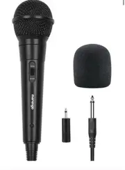 Marengo Handheld Wired Microphone, Cardioid Dynamic Vocal Mic with 13ft Cable