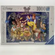 Ravensburger Disney Snow White 7 Dwarves Prince 1000 Piece Jigsaw Puzzle NEW
