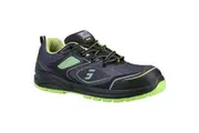 Safety Jogger Mens Cador Safety Trainers (Black/Green) - UTFS9004