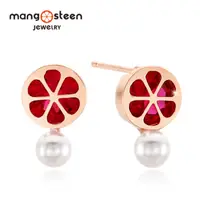 在飛比找PChome24h購物優惠-【Mango steen】Earrings韓國氣質佳人時尚極