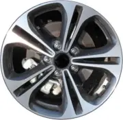 17x7 Aluminum Wheel 10 Spoke Machined Fits 2014-2016 Kia Forte (for: Kia)