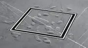 Chrome Square Brass Floor Waste Smart Tile Insert