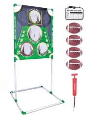 GoSports Red Zone Challenge Football Touchdown Toss Game Set