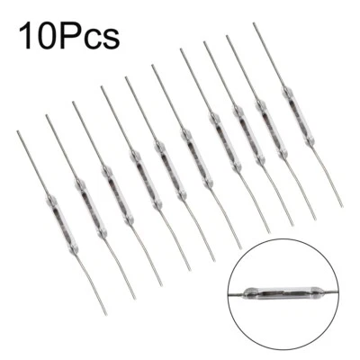 Reliable and Advanced 10PCS Reed Switch Magnetic Switch 2 * 14mm Normally Open