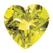 Gemstone Lemon Quartz Aa Quality 12mm Heart