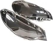 BYBDQKTVEH Car Lamp Case Front Lens Caps Headlight Cover Auto Light Lampshade Shell Compatible with BMW X6 E71 2008-2014 XDrive 35i 40i 50i Shell