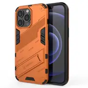 Slim Case For iPhone12 Pro Shockproof Dual-Layer Stand Cover - White