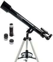 Celestron 60Mm Powerseeker Astronomical Telescope, Black (21041)