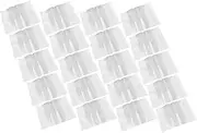 Angoily Reusable Plastic Book Covers 20 Pack Waterproof for Hardback Books Textbooks