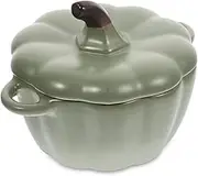 Luxshiny Pumpkin Dessert Bowls Sugar Bowls Porcelain Soup Crock Baking Bowl Braiser Pan with Lid Soup Tureen Pumpkin Soup Bowl with Lid Pumpkin Cocotte Pumpkin Bowl Serving Bowl Ceramics