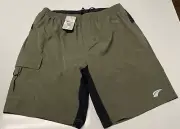 EZRUN Men's Mountain Bike Shorts Loose Fit Cycling Shorts 3D Padded MTB Bike XL