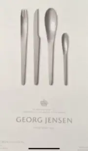 Georg Jensen Arne Jacobsen Cutlery Set Stainless Steel 16pcs - BRAND NEW