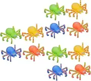 VICASKY 12pcs Transformable Chain Toy for Boy Girl DIY Chain Link Spider Playthings Engaging Fidget Toy to Enhance Imagination and Thinking Skills for Boys and Girls