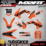 Custom graphics for KTM 85 SX 2013 2014 2015 2016 2017 HOSTILE STYLE decal kit