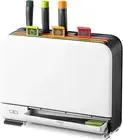MORPHY Richards Smart Knives & Chopping Board Set with Storage, 3 Color Coded