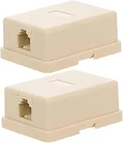 6p4c Rj11 Phone Line Splitter Telephone Junction Box Accessory Effortless Installation Multiple Connections
