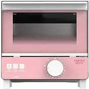 Toaster Oven Mini Oven Household Small Multi-Function Baking Machine 5L Capacity Pizza Bread Machine with Timer Easy to Clean Kitchen Cooking Halogen ovens/13373 (Color : Pink)