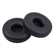 1 Pair Headset Cover Flexible Protein Faux Leather Noise Reduction Earmuff for Sony WH-XB700
