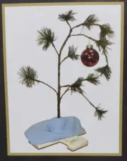 ProductWorks 18-Inch Peanuts Charlie Brown Christmas Tree w/ Linus Blanket New